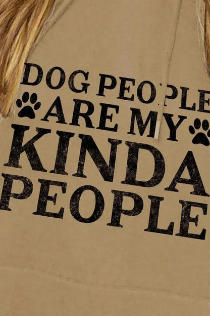 Simply Love Simply Love Full Size Dog Paw Slogan Graphic Hoodie - Bad Moms Club