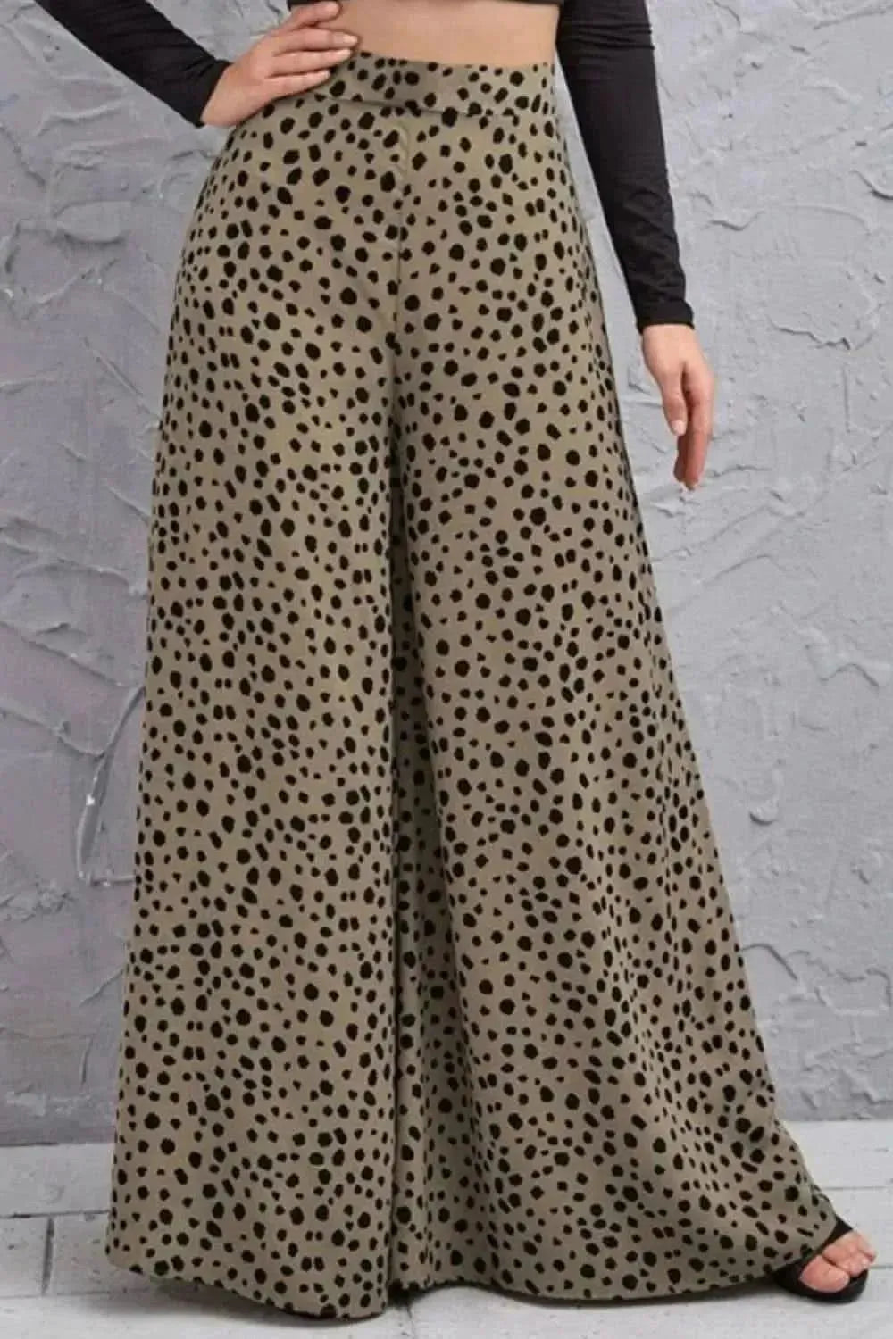 Animal Print High-Rise Culottes - Bad Moms Club