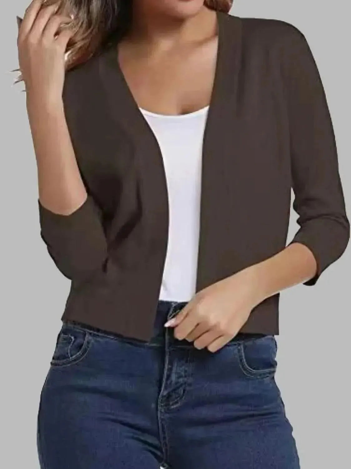 Open Front Cardigan - Bad Moms Club