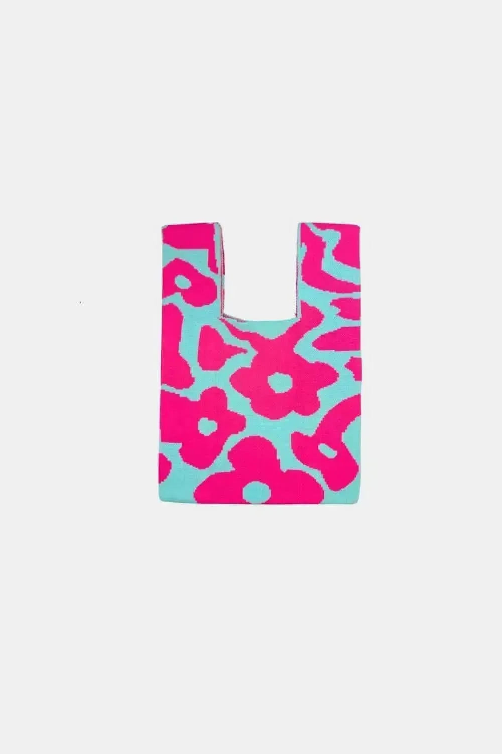 Zenana Flower Eco-Friendly Knitted Handbag - Bad Moms Club