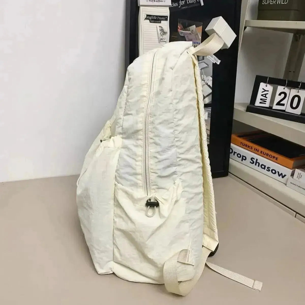Drawstring Nylon Backpack Bag - Bad Moms Club