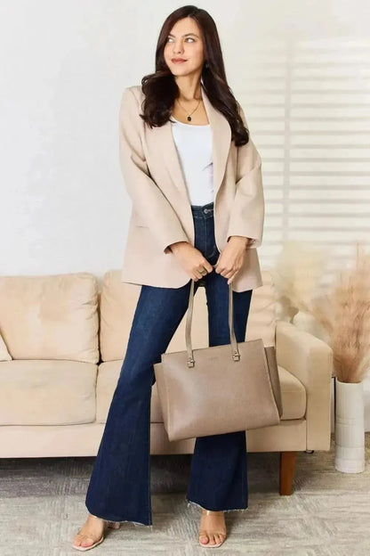 David Jones Medium Work Tote Bag - Bad Moms Club