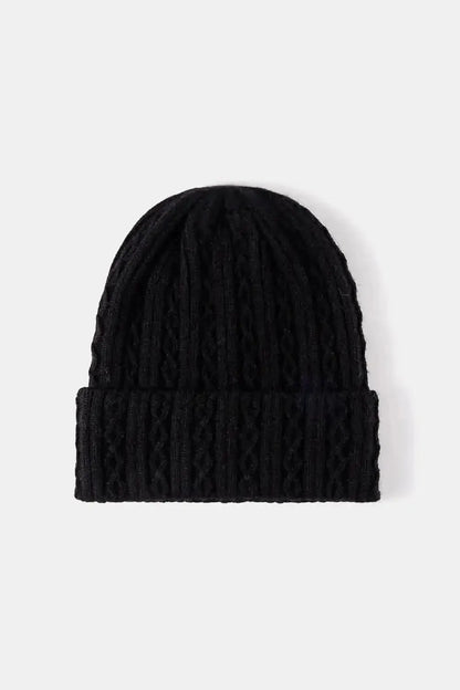 Mixed Knit Cuff Beanie - Bad Moms Club