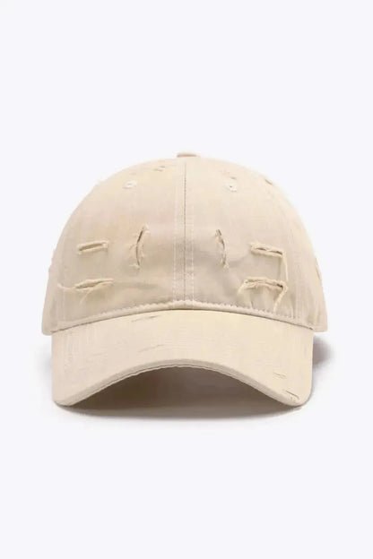 Distressed Adjustable Baseball Cap - Bad Moms Club