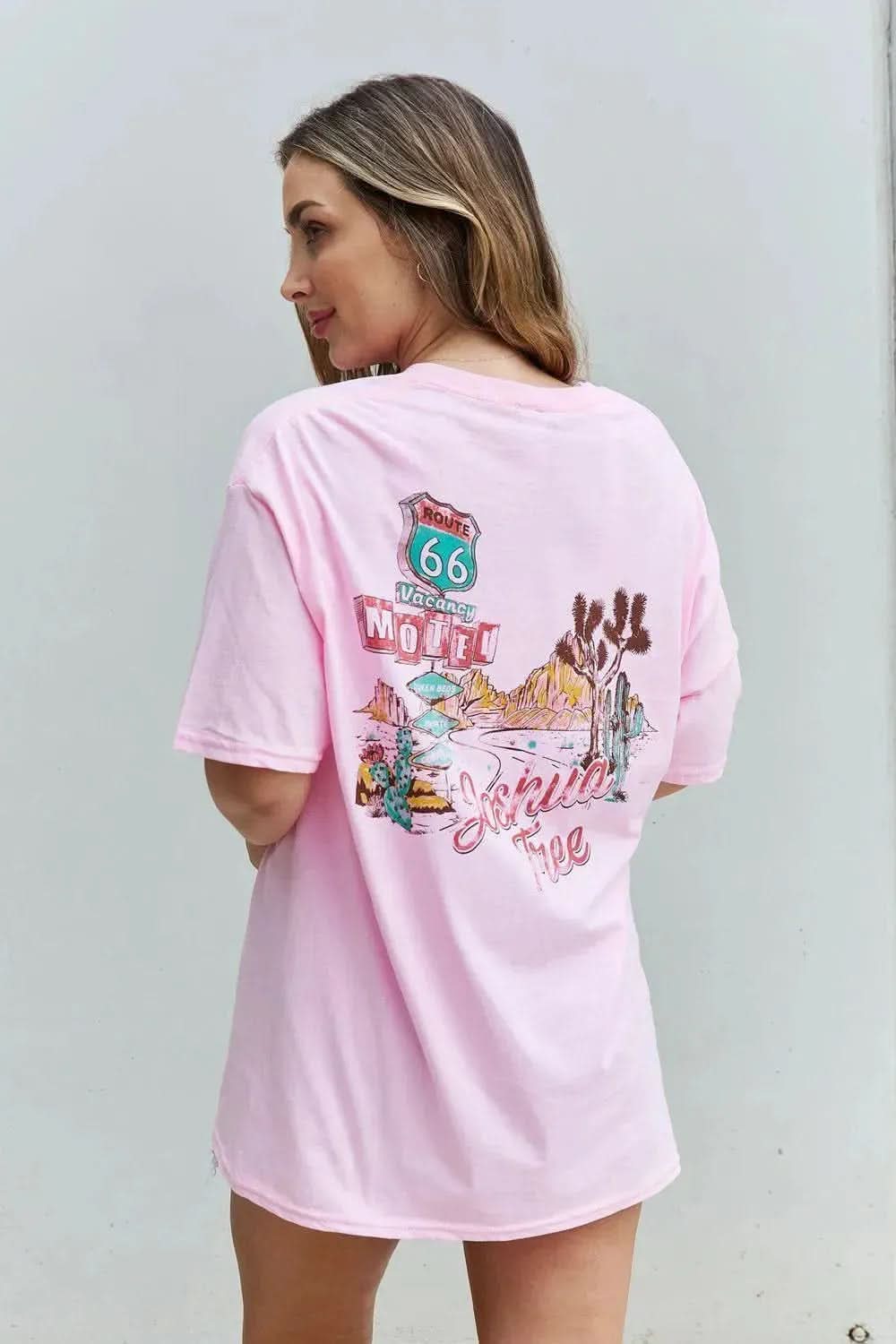 Sweet Claire "Wish You Were Here" Oversized Graphic T-Shirt - Bad Moms Club
