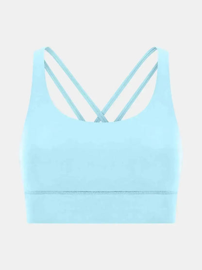Crisscross Scoop Neck Active Tank - Bad Moms Club