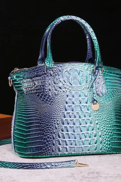 Gradient PU Leather Handbag - Bad Moms Club