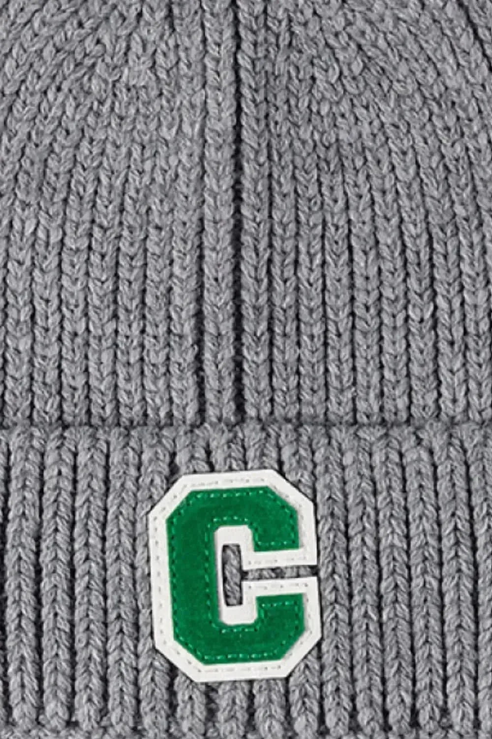 Letter C Patch Cuffed Beanie - Bad Moms Club