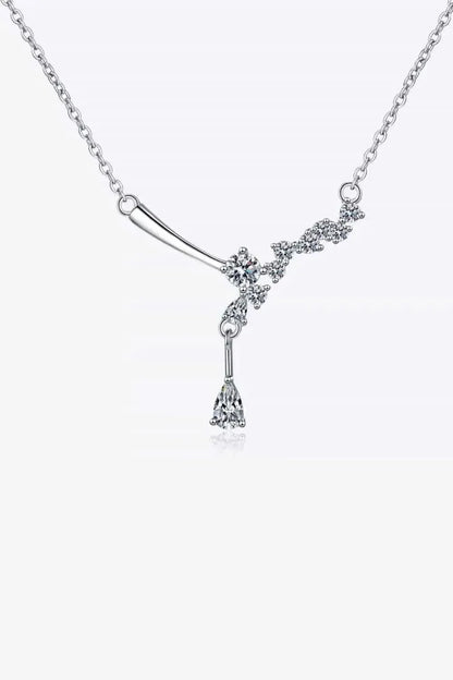 1 Carat Moissanite 925 Sterling Silver Necklace - Bad Moms Club