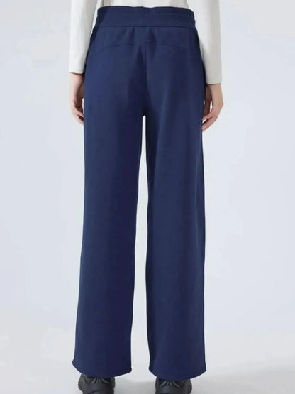 Millennia Drawstring Wide Leg Pants - Bad Moms Club
