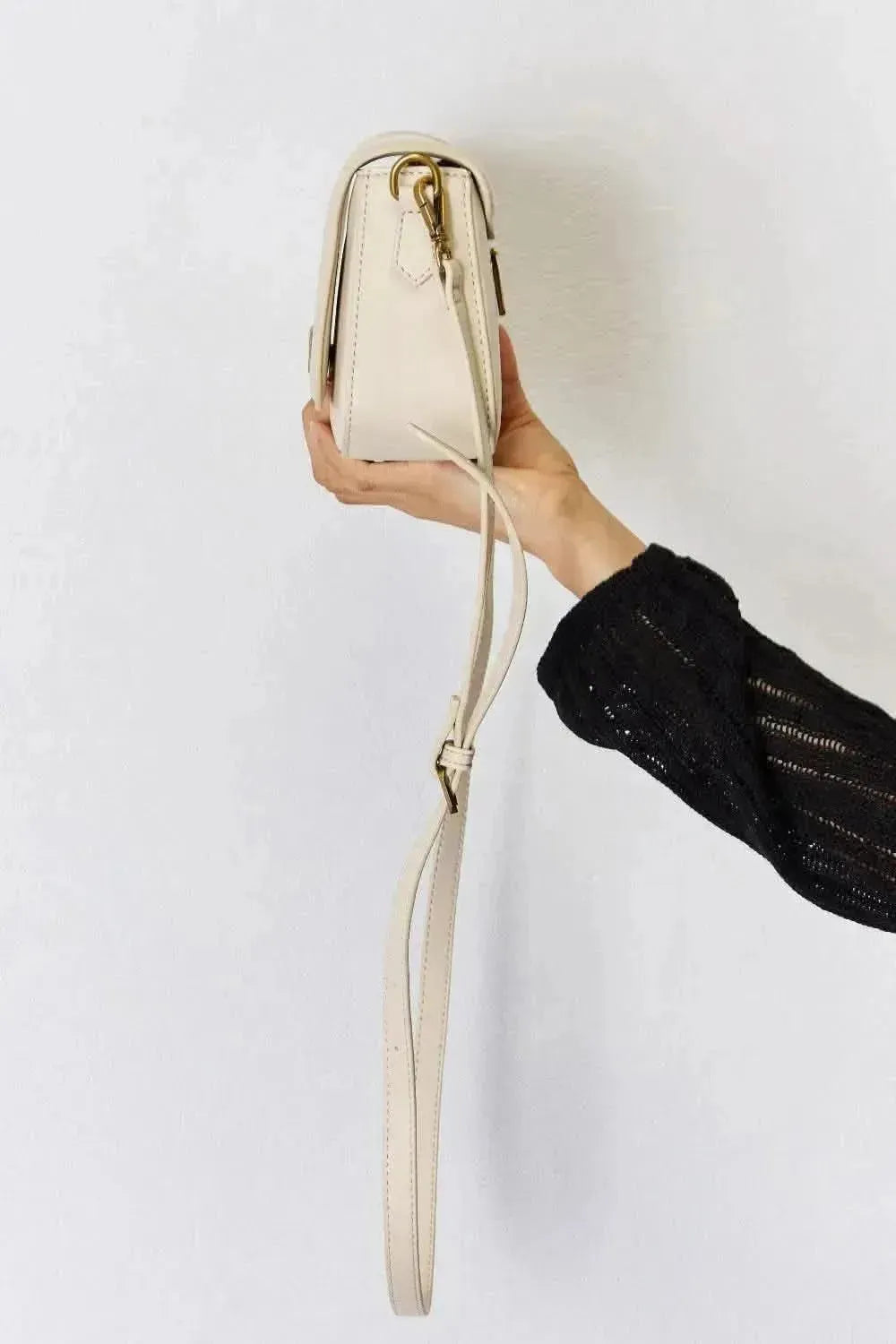 David Jones PU Leather Crossbody Bag - Bad Moms Club