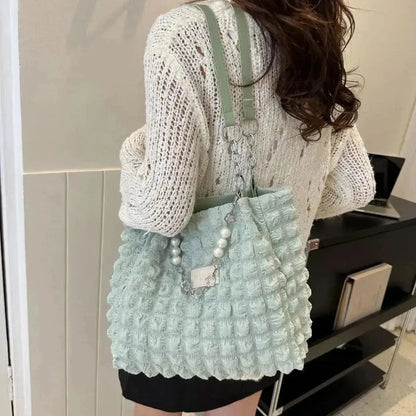 Cloud Puffy Polyester Tote Bag - Bad Moms Club