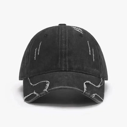 Raw Hem Adjustable Cap - Bad Moms Club