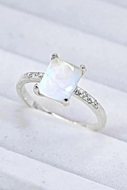 Square Moonstone Ring - Bad Moms Club