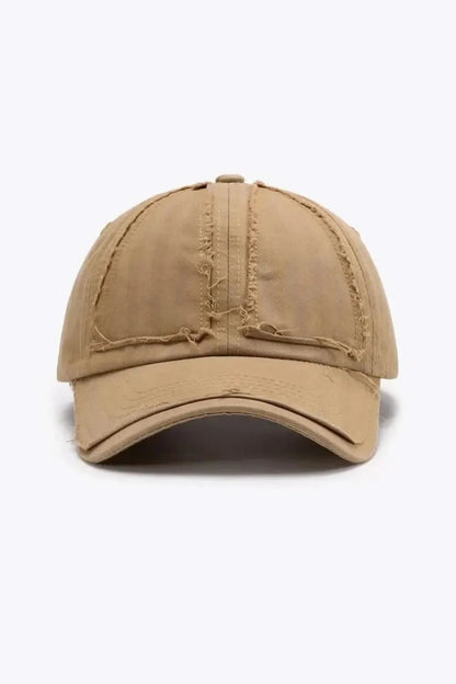 Distressed Adjustable Baseball Cap - Bad Moms Club