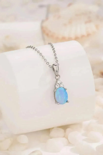 Find Your Center Opal Pendant Necklace - Bad Moms Club
