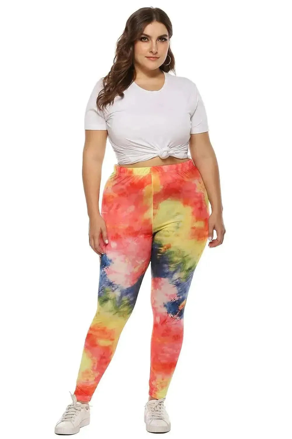 Plus Size Tie Dye Legging - Bad Moms Club