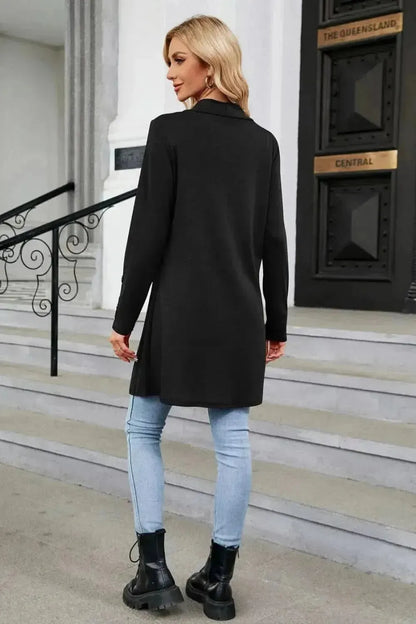 Long Sleeve Open Front Cardigan - Bad Moms Club