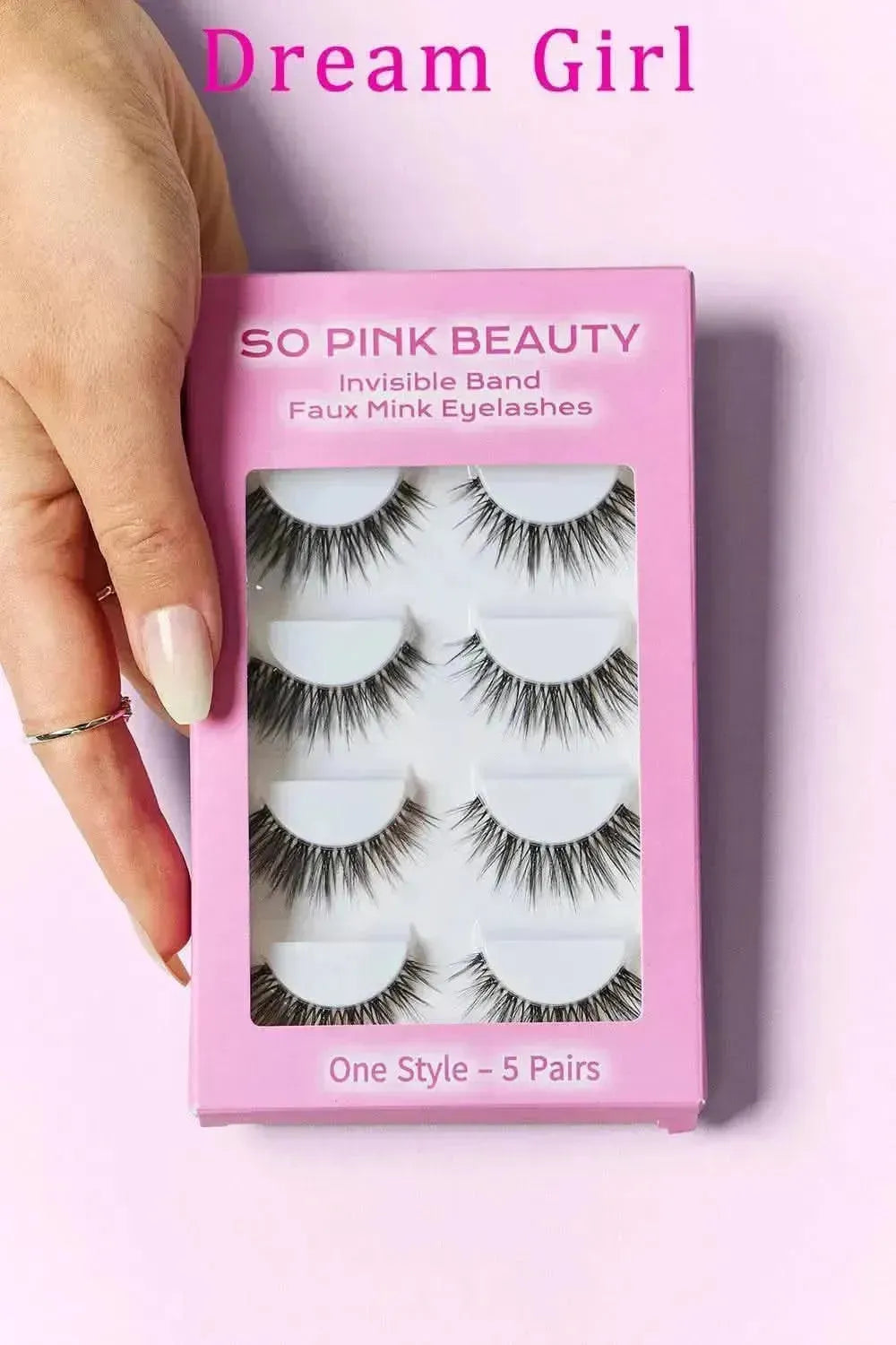 SO PINK BEAUTY Faux Mink Eyelashes 5 Pairs - Bad Moms Club