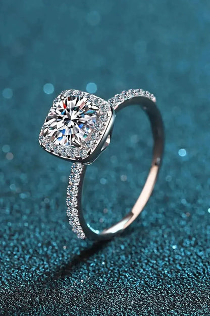 Square Moissanite Ring - Bad Moms Club