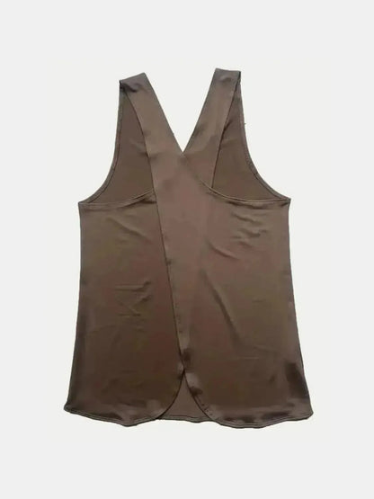 Crisscross Scoop Neck Active Tank - Bad Moms Club