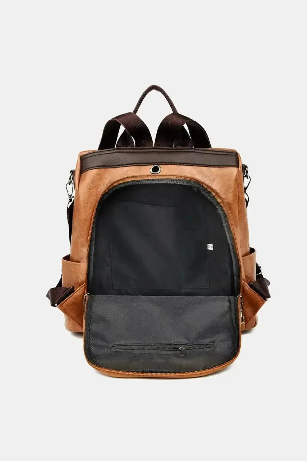 PU Leather Large Backpack Bag - Bad Moms Club