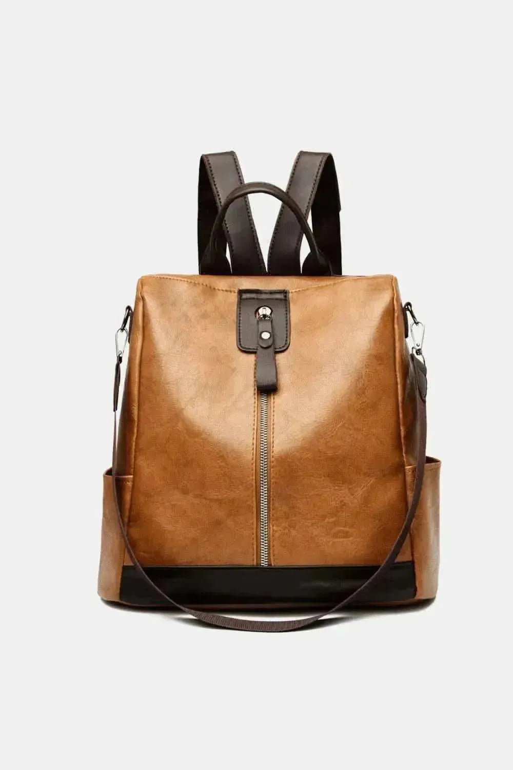 PU Leather Large Backpack Bag - Bad Moms Club