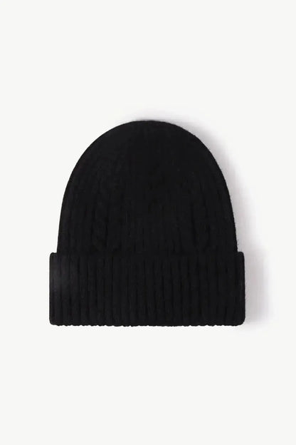 Cable-Knit Cuff Beanie - Bad Moms Club