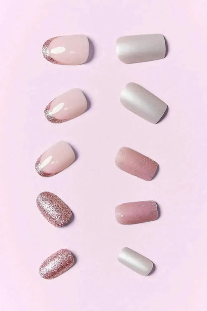 SO PINK BEAUTY Press On Nails 2 Packs - Bad Moms Club
