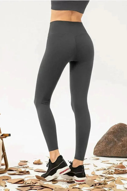 High Waist Skinny Active Pants - Bad Moms Club