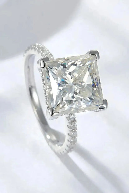 5.52 Carat Moissanite Side Stone Ring - Bad Moms Club