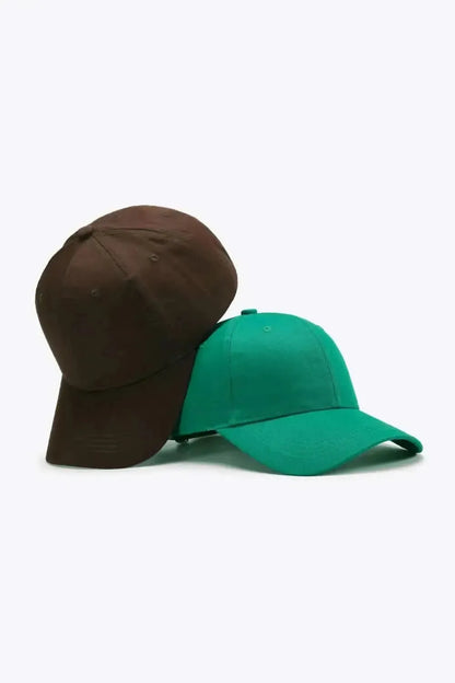 Plain Adjustable Cotton Baseball Cap - Bad Moms Club