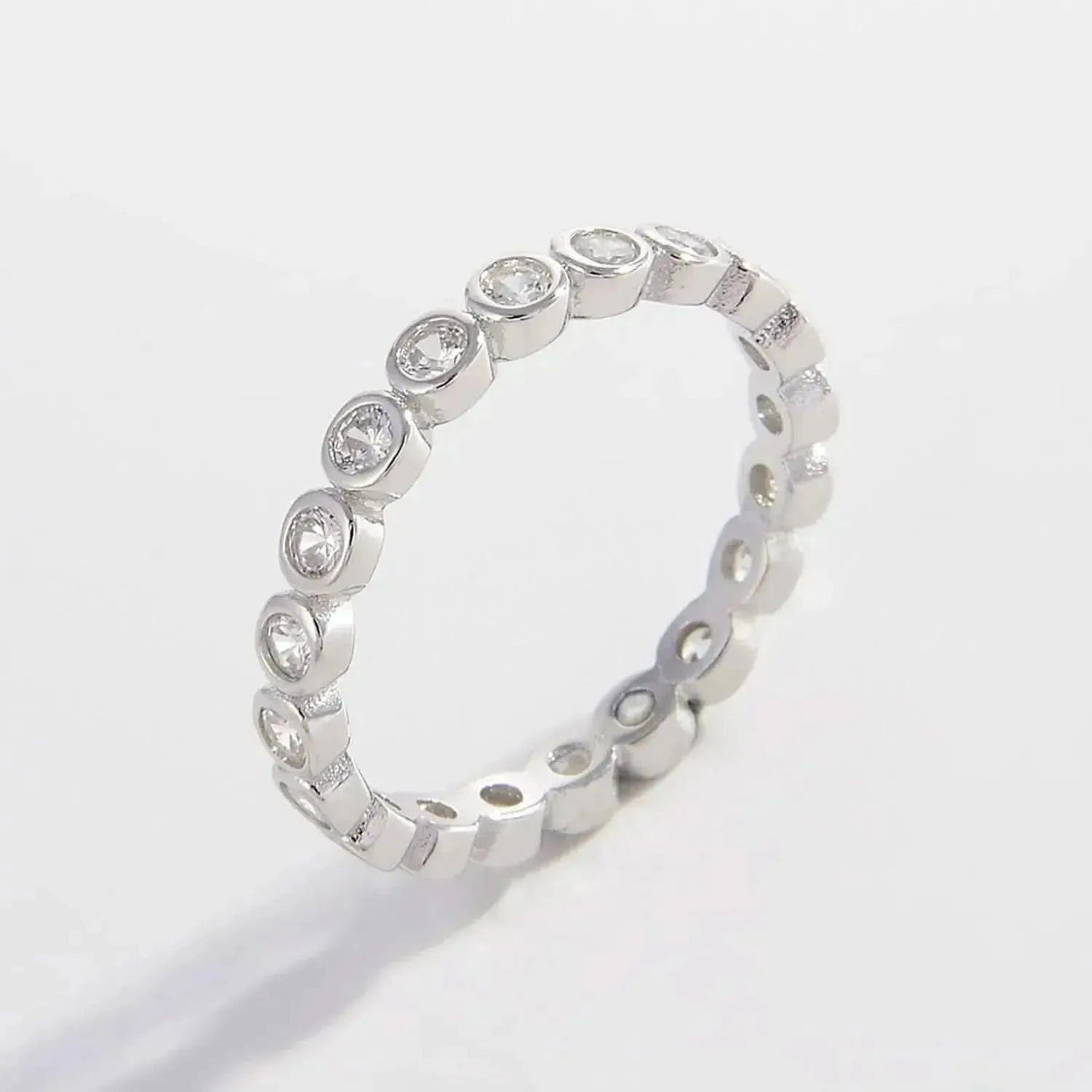 925 Sterling Silver Zircon Ring - Bad Moms Club