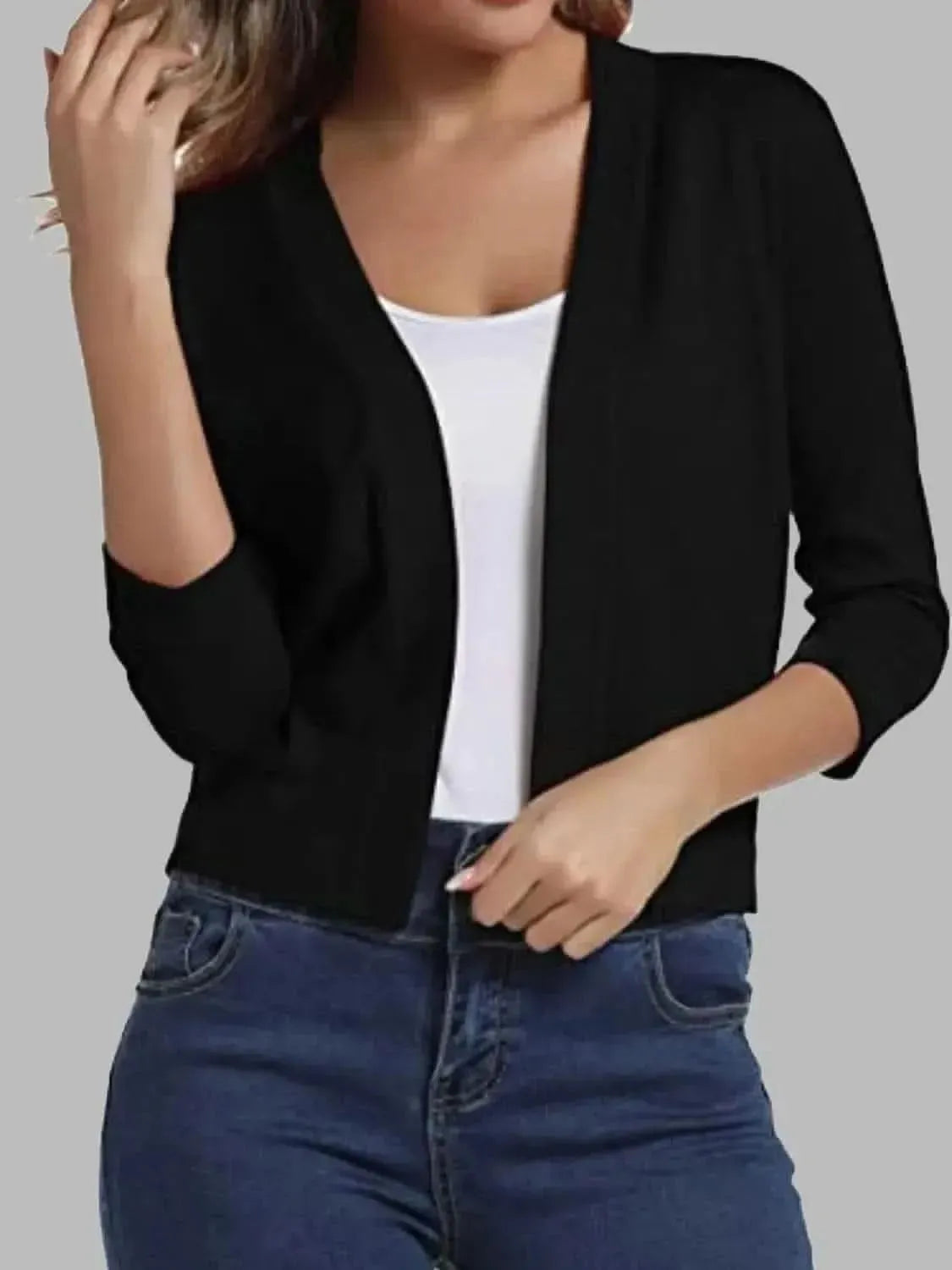 Open Front Cardigan - Bad Moms Club