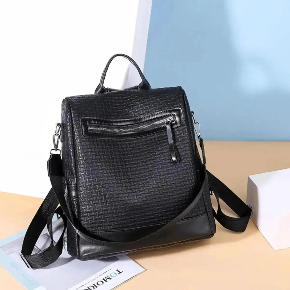 PU Leather Backpack Bag - Bad Moms Club