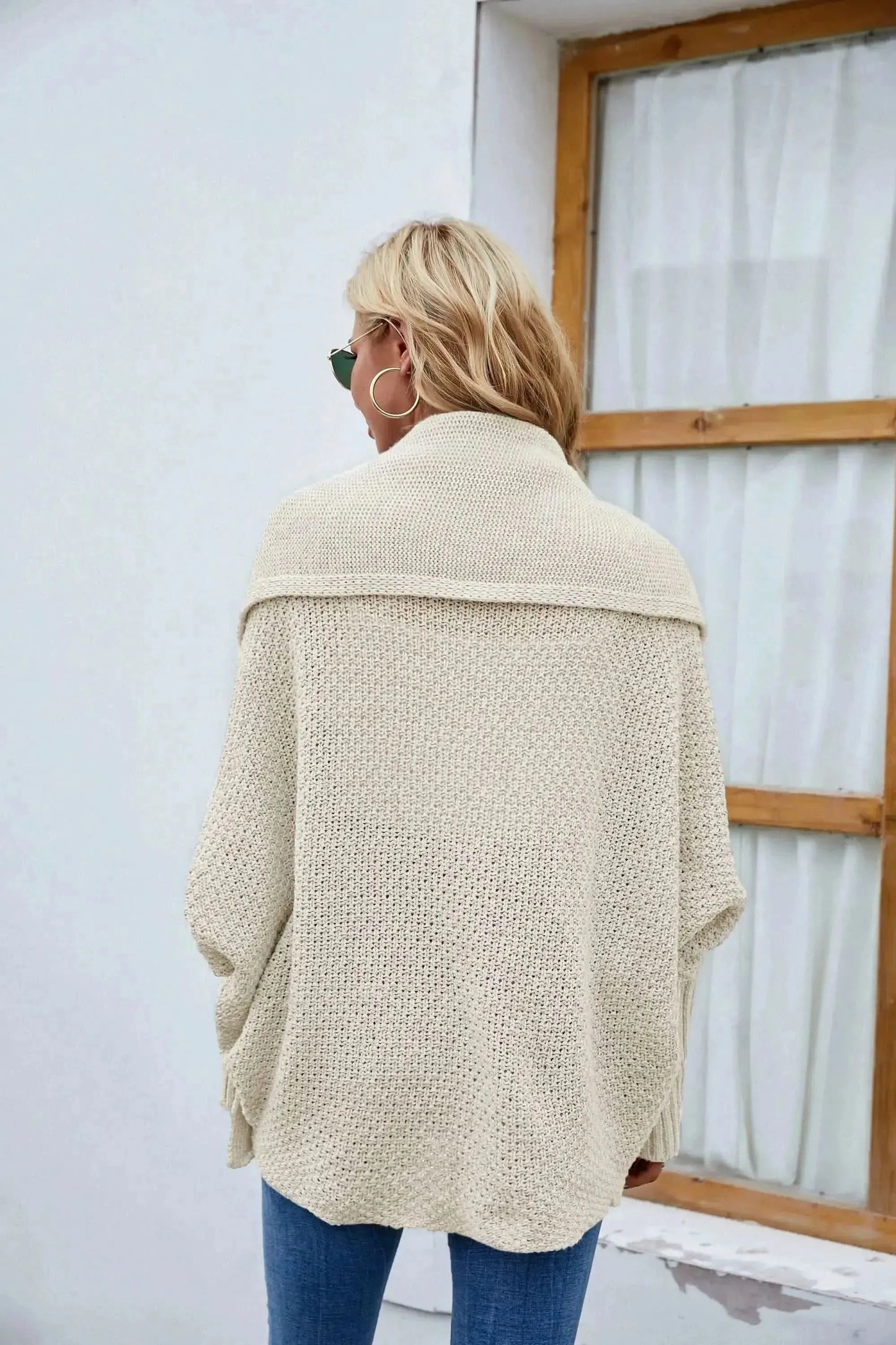 Open Front Long Sleeve Cardigan - Bad Moms Club