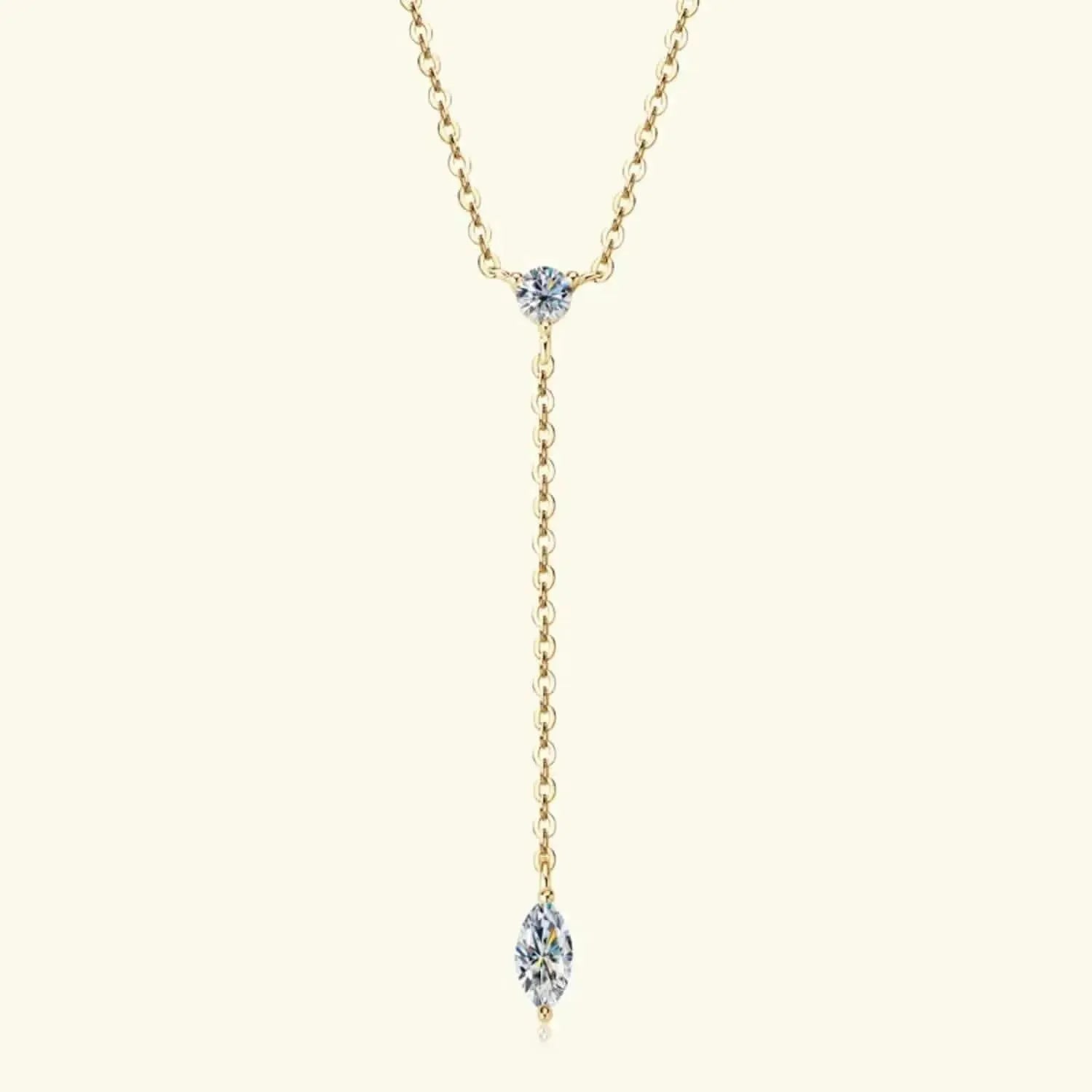 Moissanite 925 Sterling Silver Necklace - Bad Moms Club