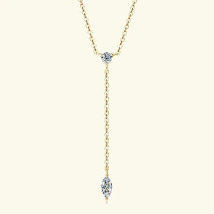 Moissanite 925 Sterling Silver Necklace - Bad Moms Club