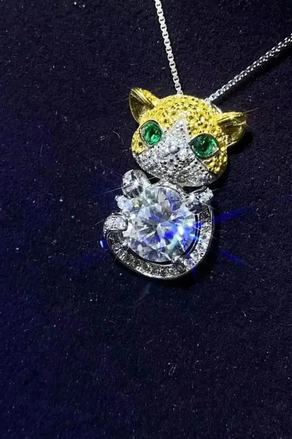 2 Carat Moissanite 925 Sterling Silver Necklace - Bad Moms Club