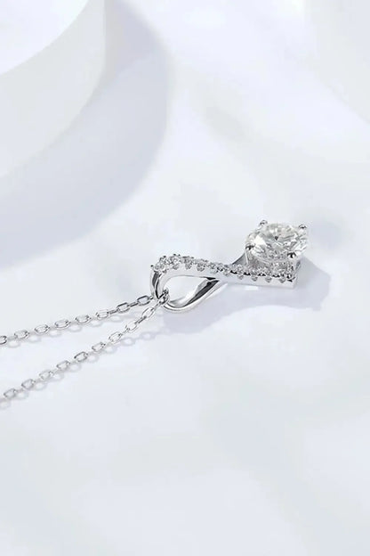 Special Occasion 1 Carat Moissanite Pendant Necklace - Bad Moms Club