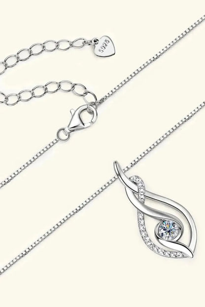 Moissanite 925 Sterling Silver Necklace - Bad Moms Club