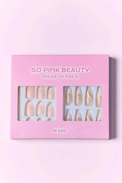 SO PINK BEAUTY Press On Nails 2 Packs - Bad Moms Club