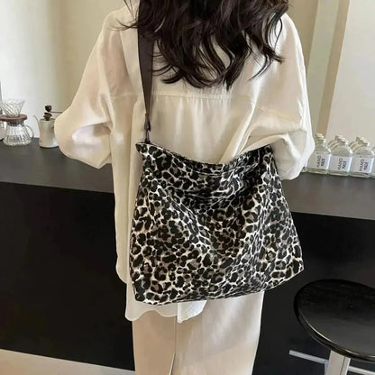 Leopard Adjustable Strap Tote Bag - Bad Moms Club