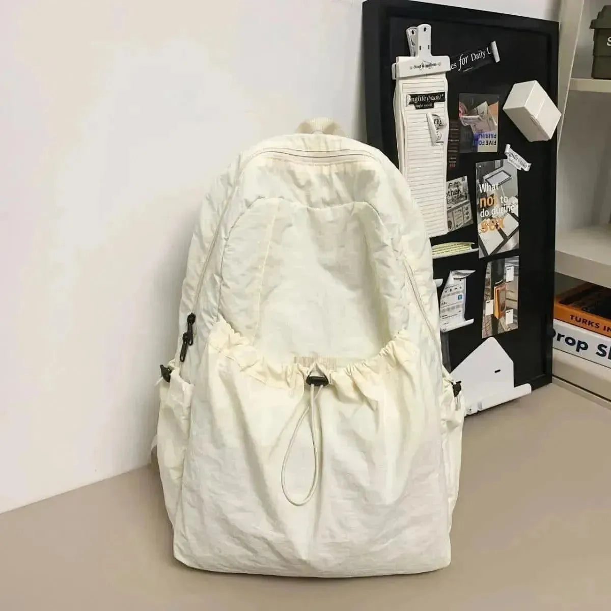 Drawstring Nylon Backpack Bag - Bad Moms Club