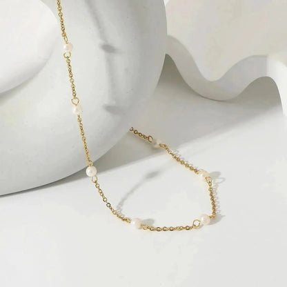 Freshwater Pearl 18K Gold-Plated Necklace - Bad Moms Club