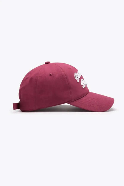 Embroidered Graphic Adjustable Baseball Cap - Bad Moms Club