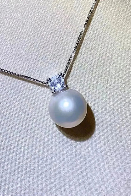 Freshwater Pearl 925 Sterling Silver Necklace - Bad Moms Club