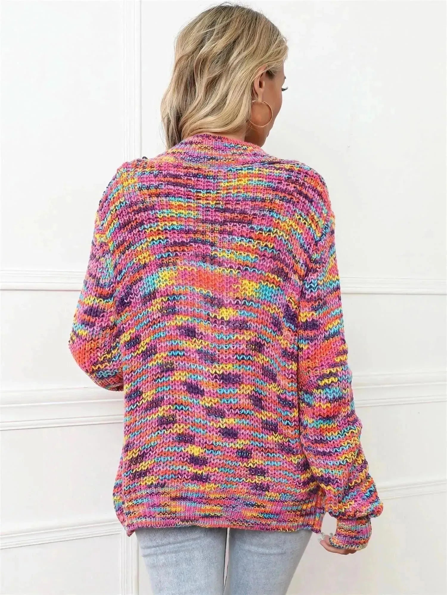 V-Neck Long Sleeve Cardigan - Bad Moms Club