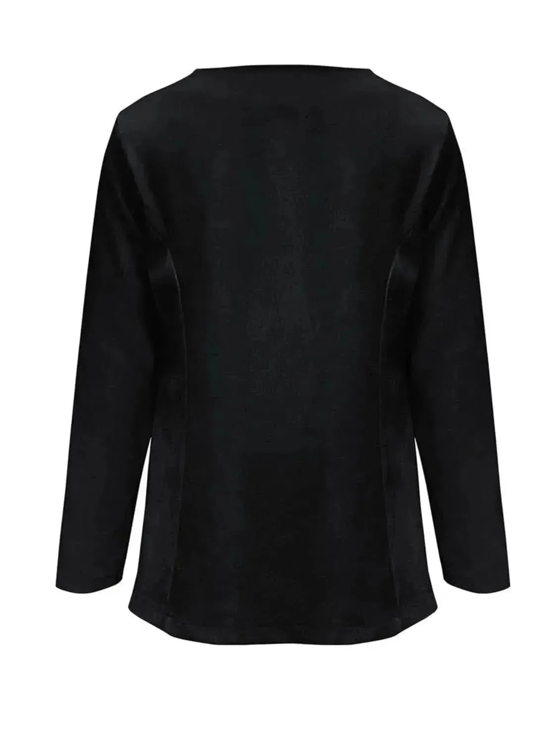 Open Front Long Sleeve Cardigan - Bad Moms Club
