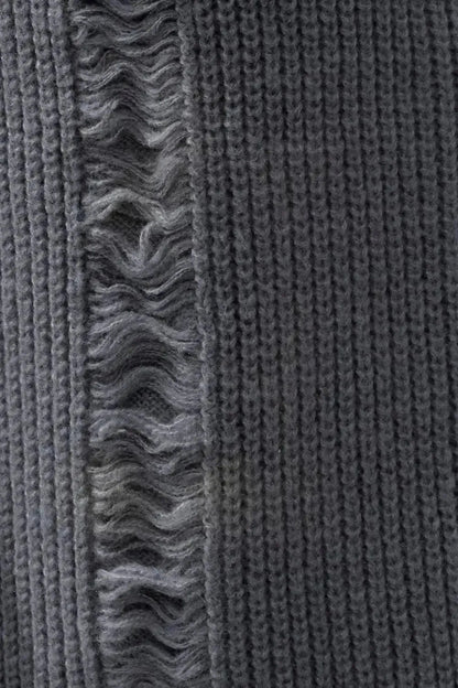 Fringe Trim Open Front Cardigan with Pockets - Bad Moms Club
